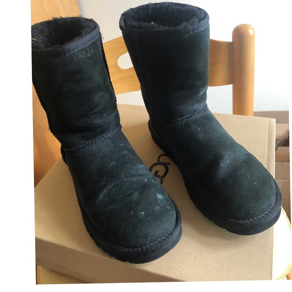 Classic black short ugg boots
